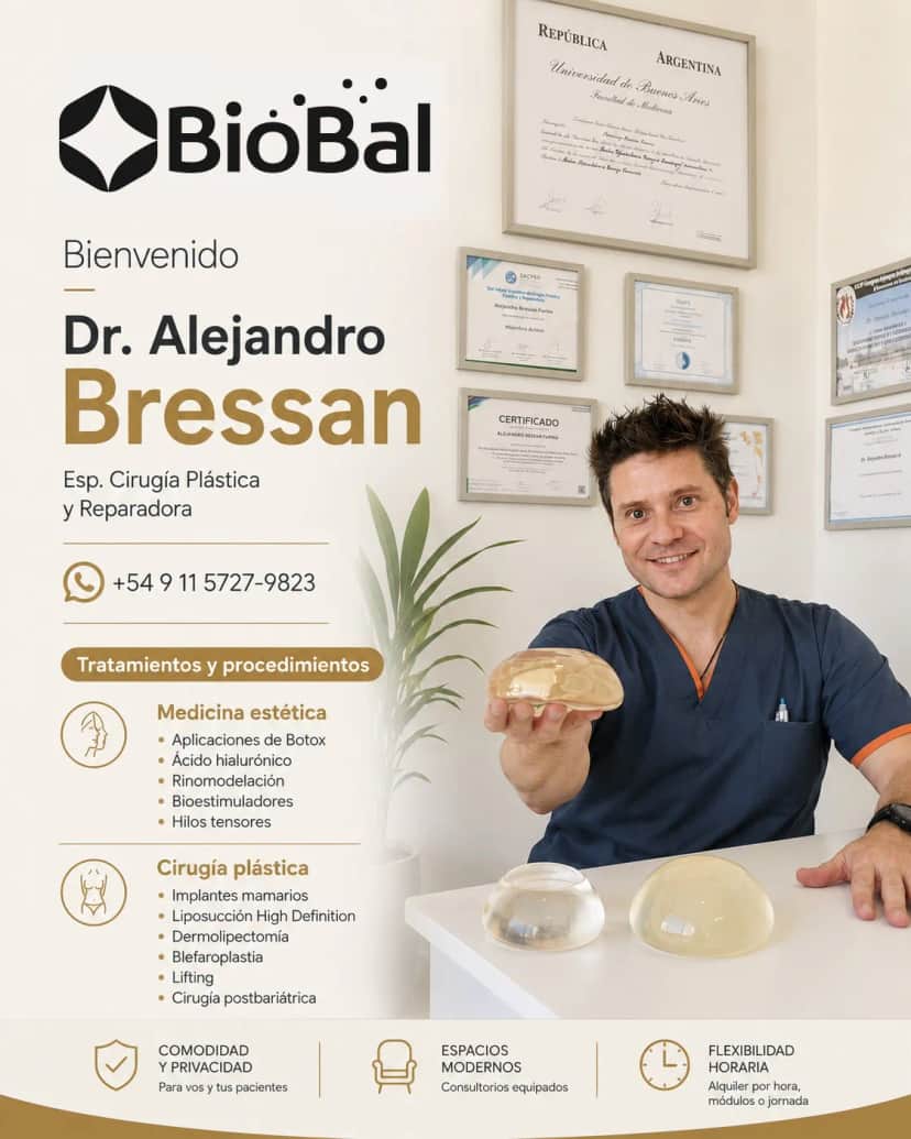 Dr. Alejandro Bressan — Esp. en Cirugía Plástica y Reparadora